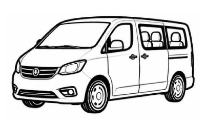 Passenger van vehicle